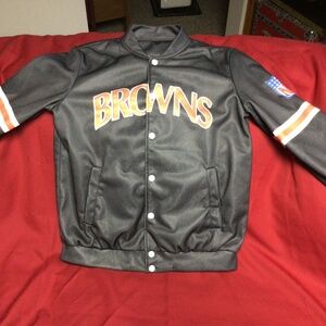 NFL CLEVELAND Browns silky jacket